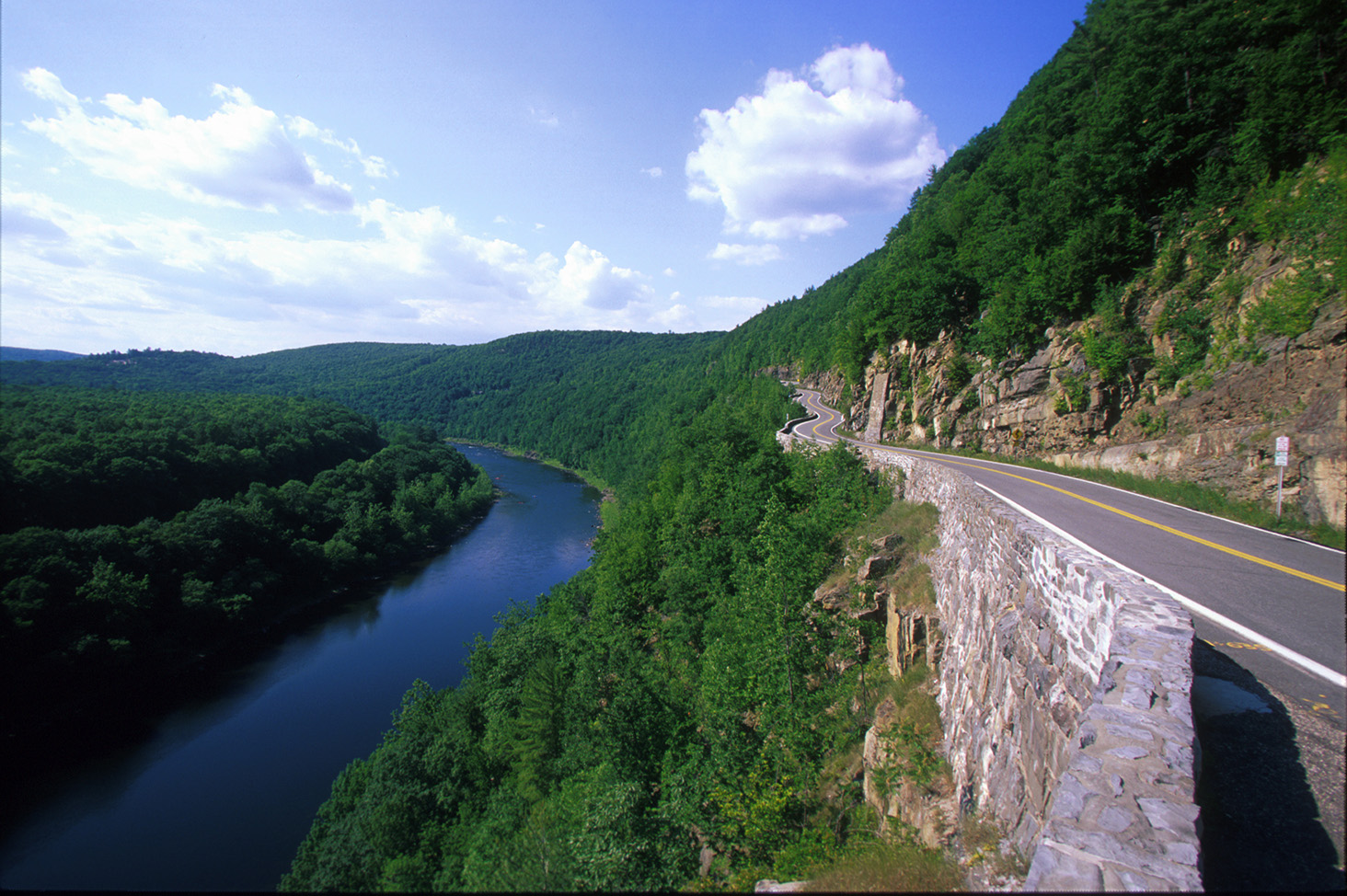 View of the Upper Delaware Scenic Byway