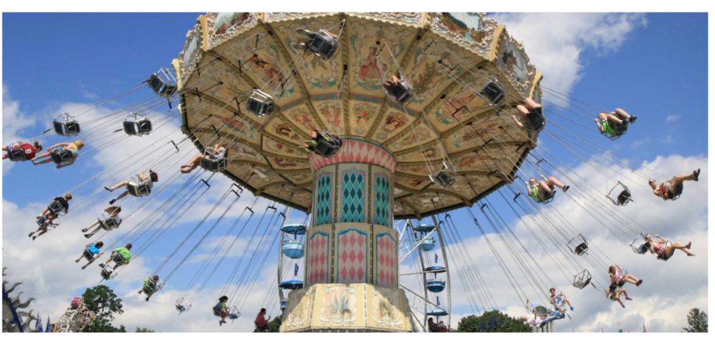 Swing ride at Dutchess County Fair