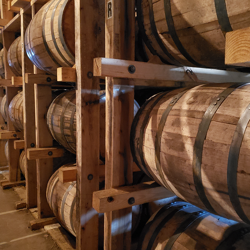 Barrels from Westchester Distillery