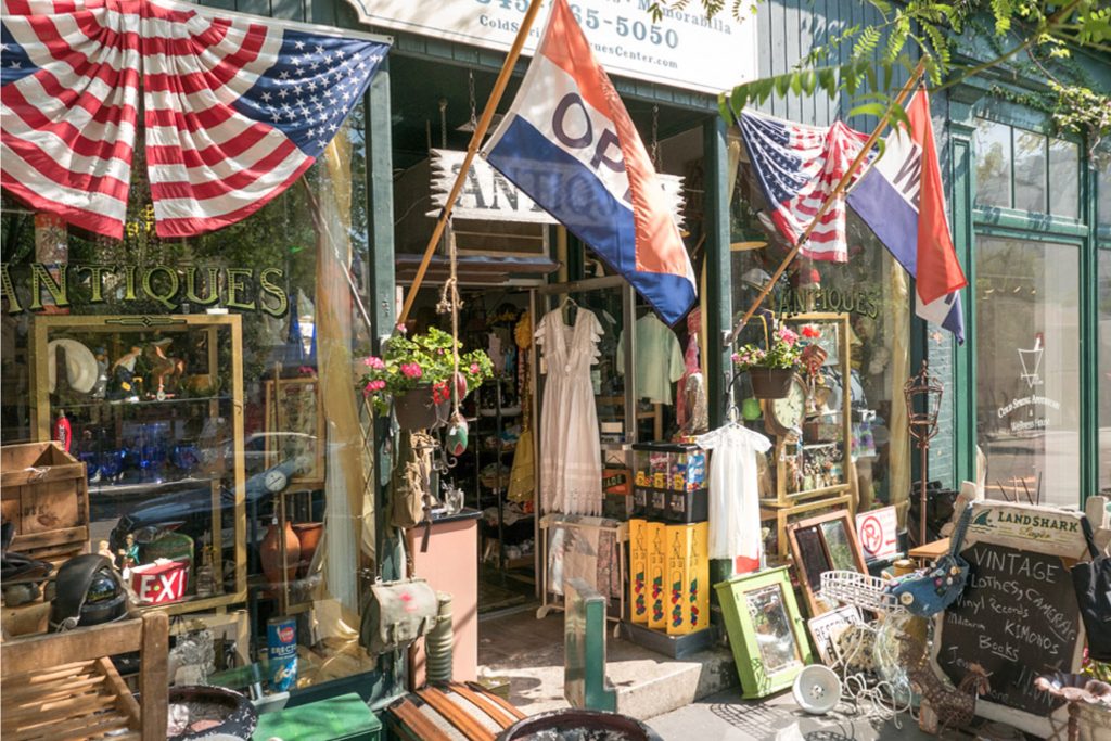 Shop exterior on Main Street, Cold Spring