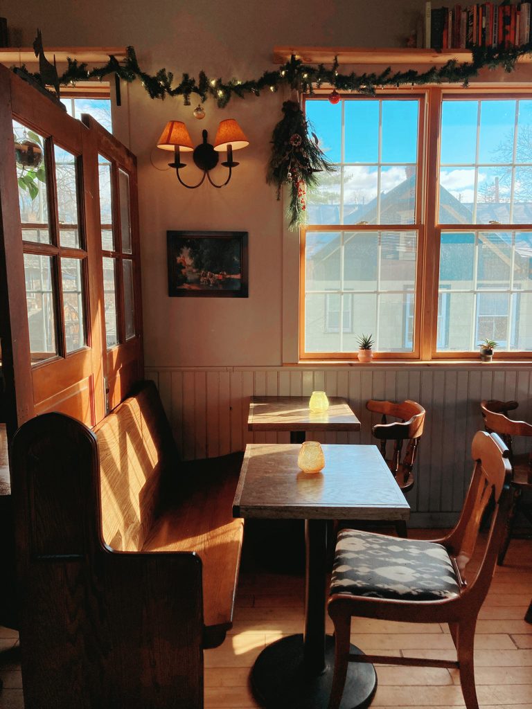 Interior dining area, Huckleberry, New Paltz, Orange County