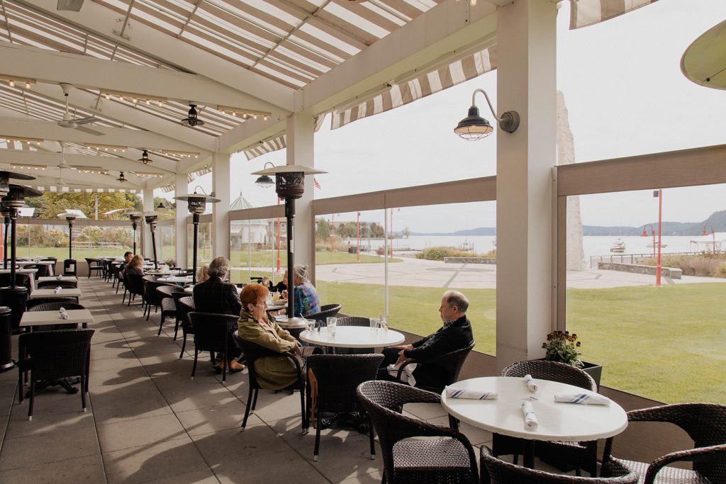 Sunlit dining area, 3 Westerly Bar & Grill, Westchester