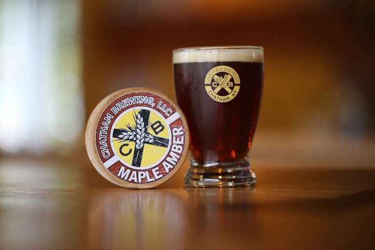 Glass at Chatham Brewing, Columbia County