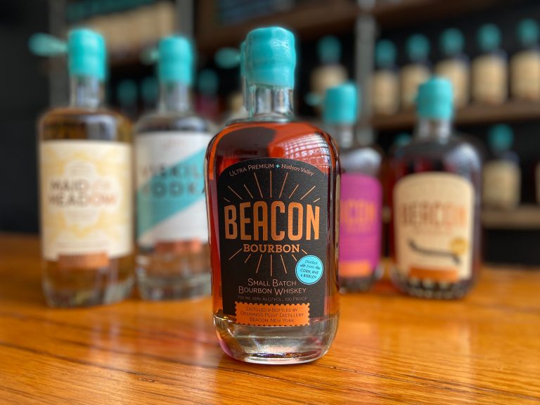 Bottle of bourbon, Denning's Point, Dutchess County