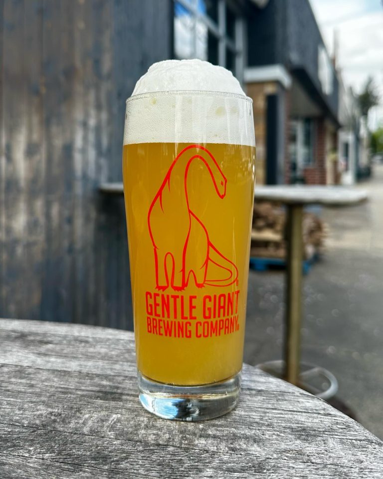 Glass at Gentle Giant Brewing, Rockland County