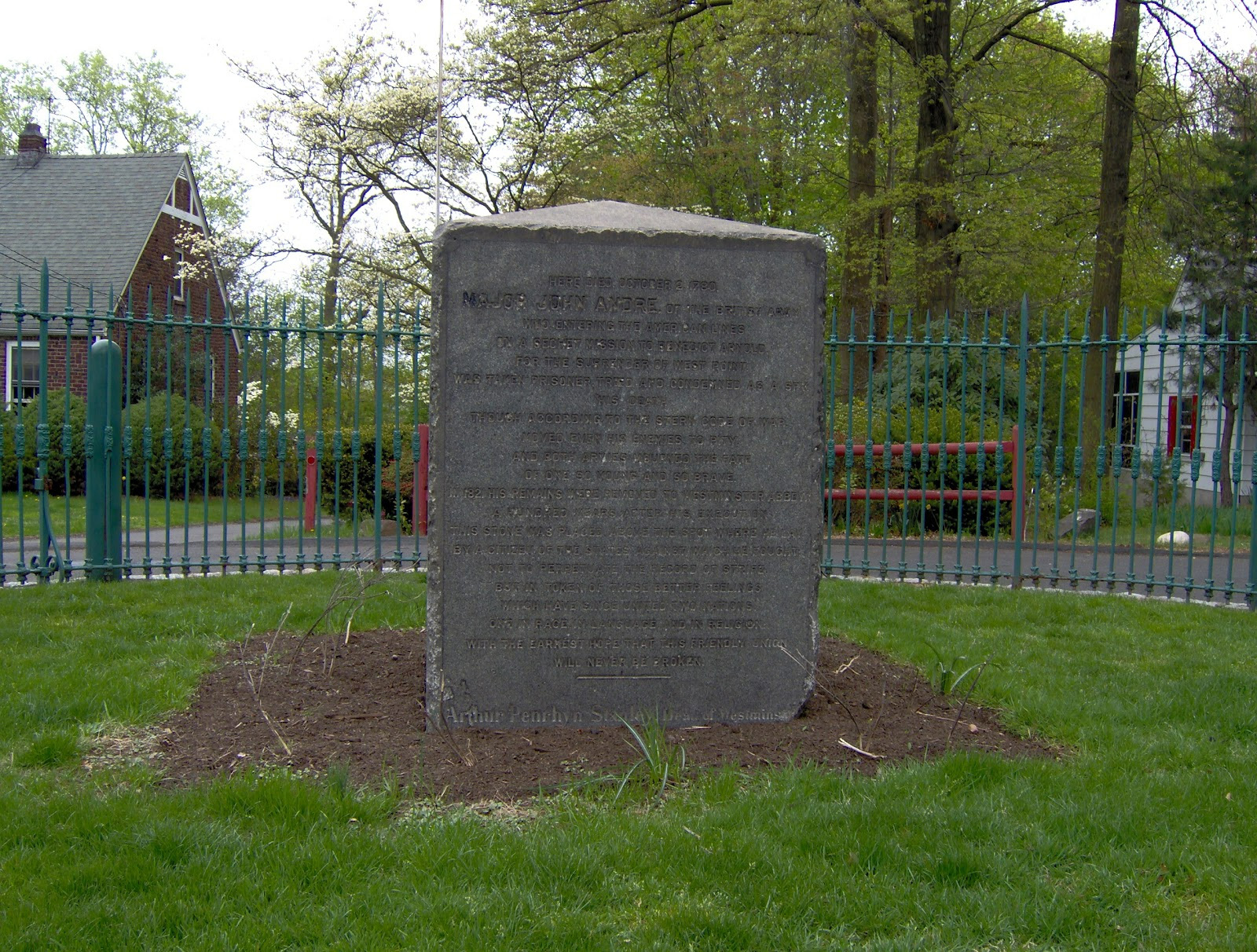 Major John Andre Monument