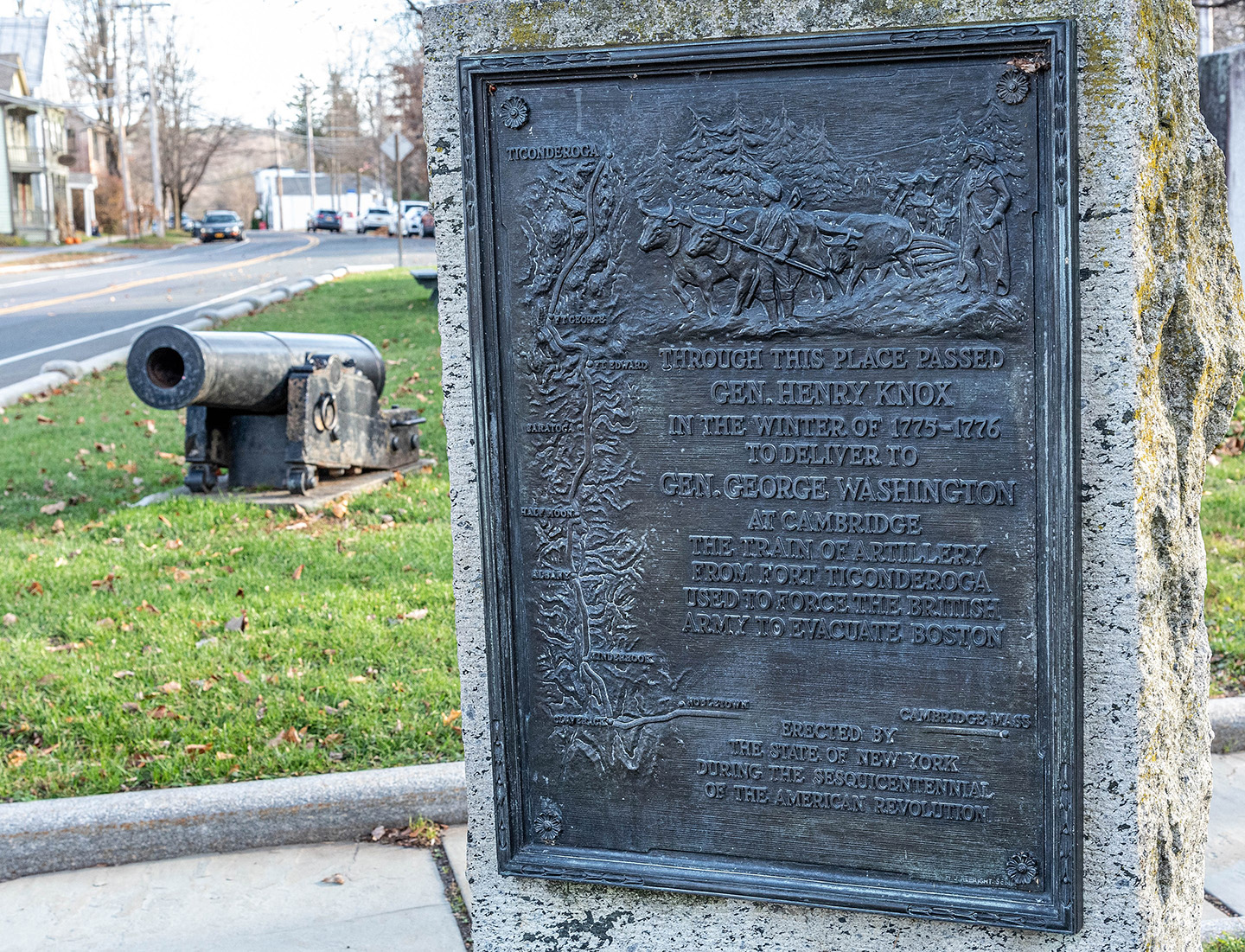 Knox Trail Historical Marker, Kinderhook