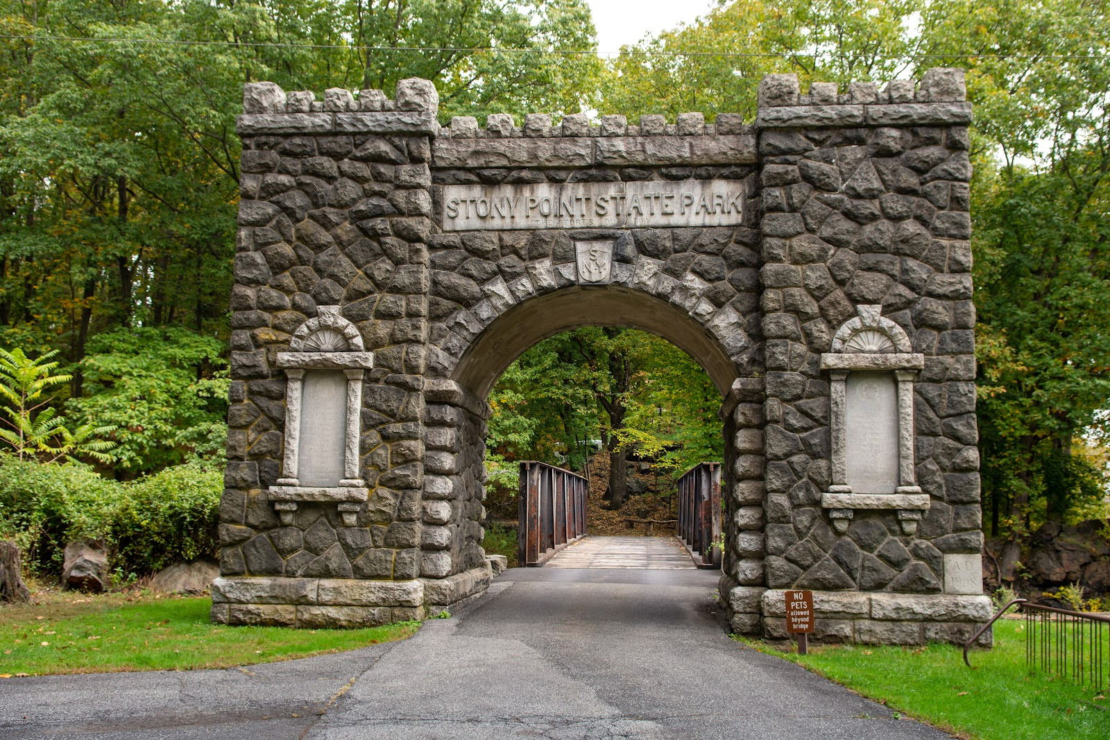 Stone arch at Stony Point Battlefield State Historic Site