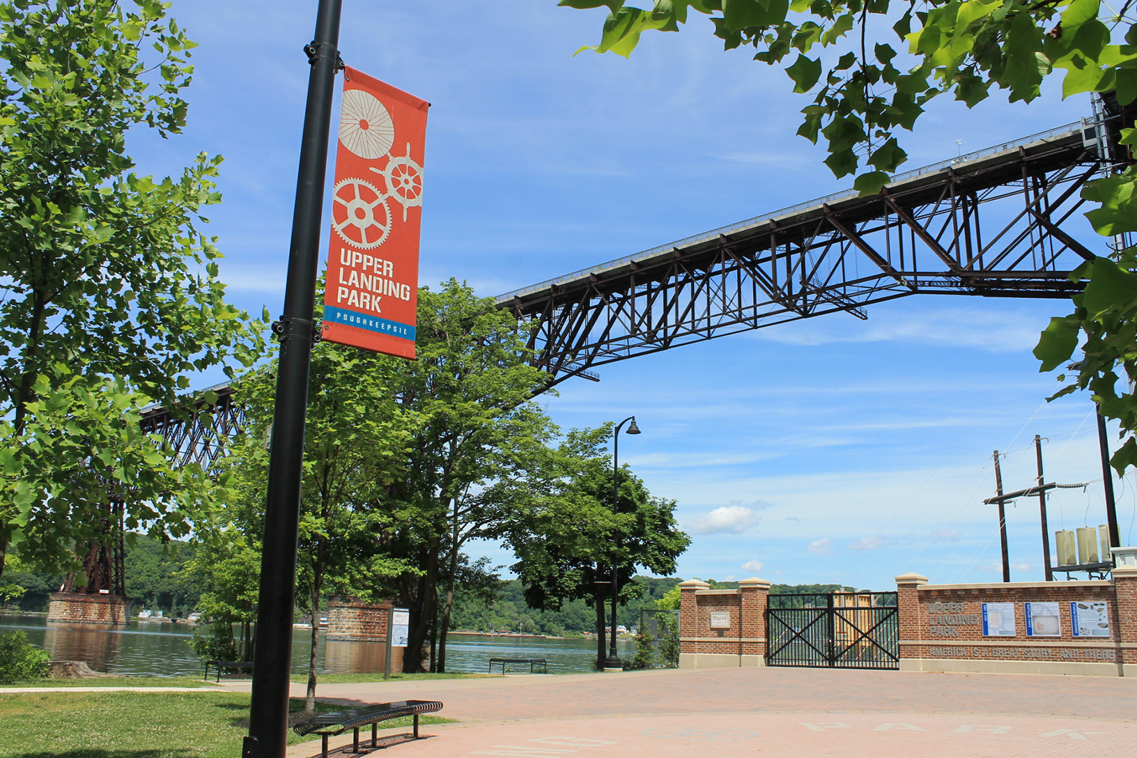 Upper Landing Park in view of the Walkway Over the Hudson