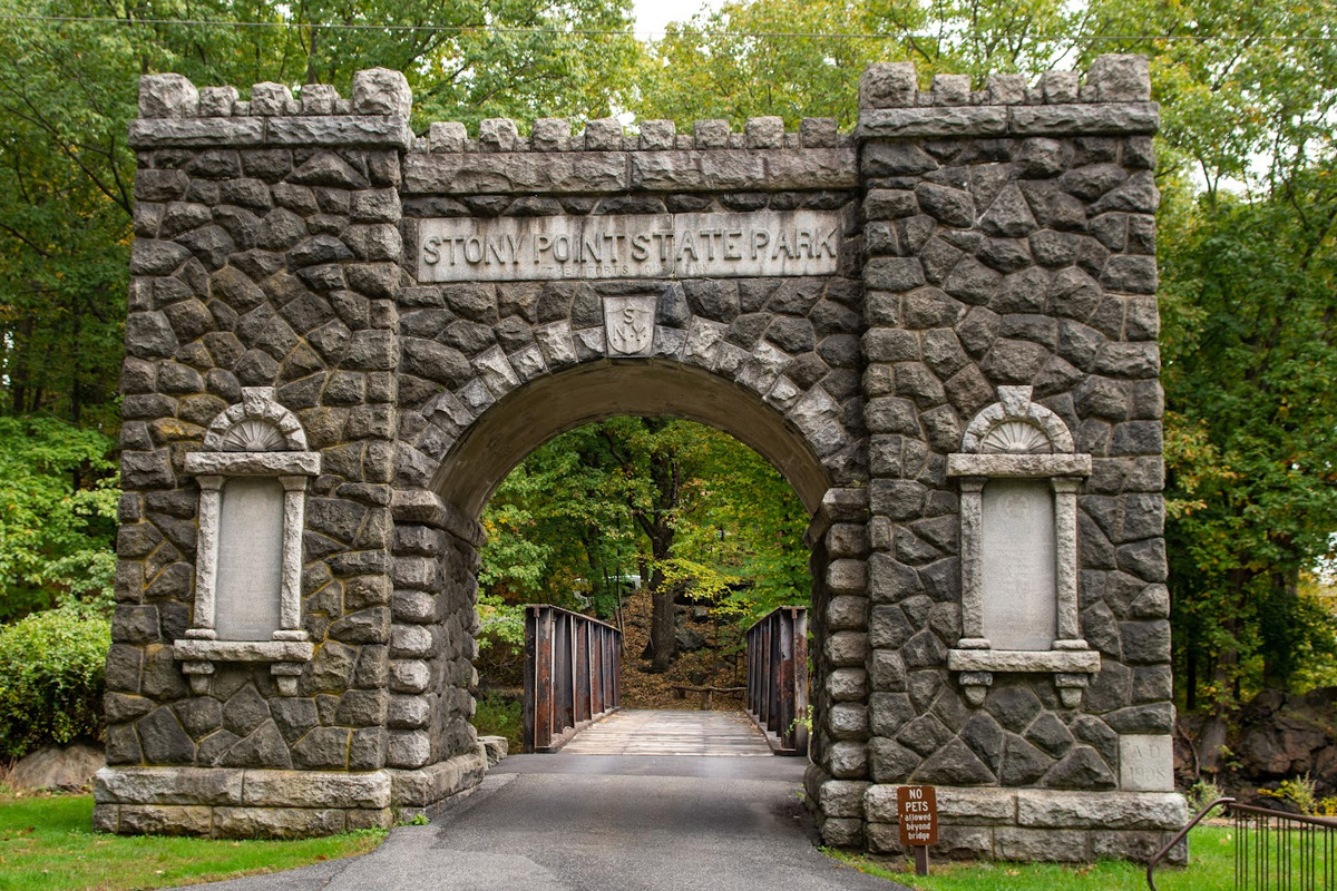 Stone arch at Stony Point Battlefield State Historic Site