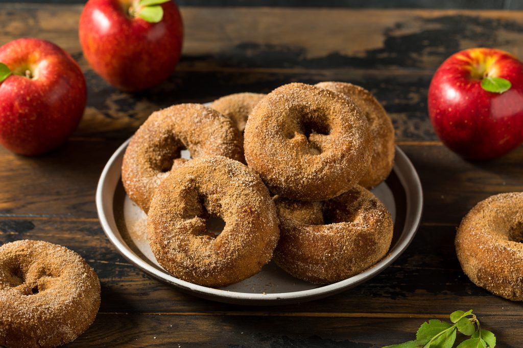 Homemade Fall Apple Cider Donuts