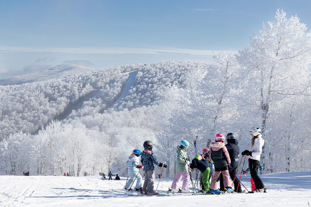 Kids skiing at Greene County - Windham Mountain Club