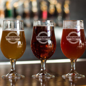 Variety of beers hunter mountain brewery cropped
