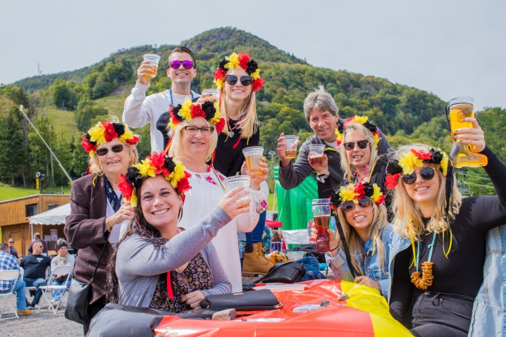 Group of ladies at oktoberfest