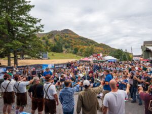 Oktoberfest crowds