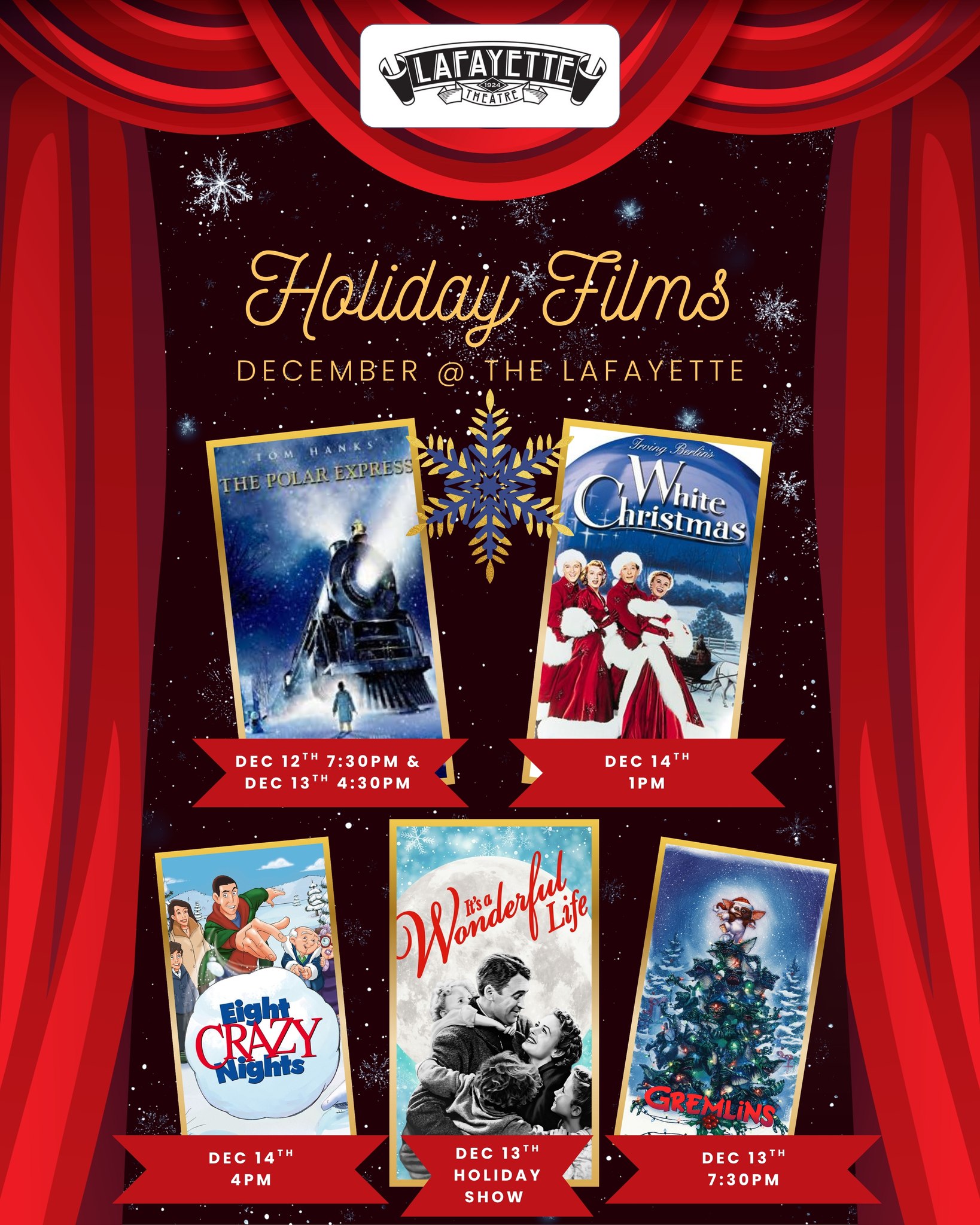 Holiday classics at lafayette theatre 2025