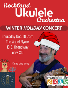 Rockland ukulele orchestra holiday concert