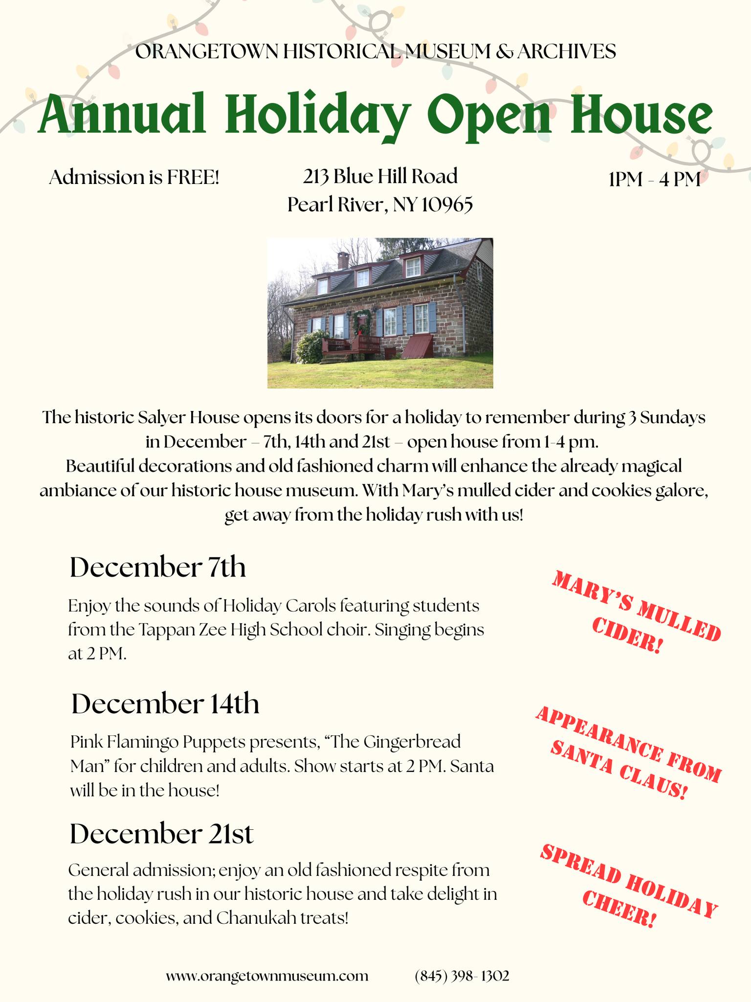 Holiday open house 2025