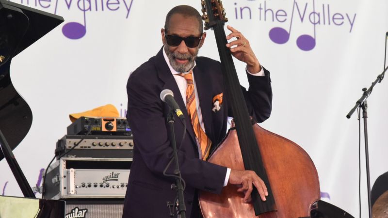 Jazz master Ron Carter plays the upright bass at Jazz in the Valley in Poughkeepsie