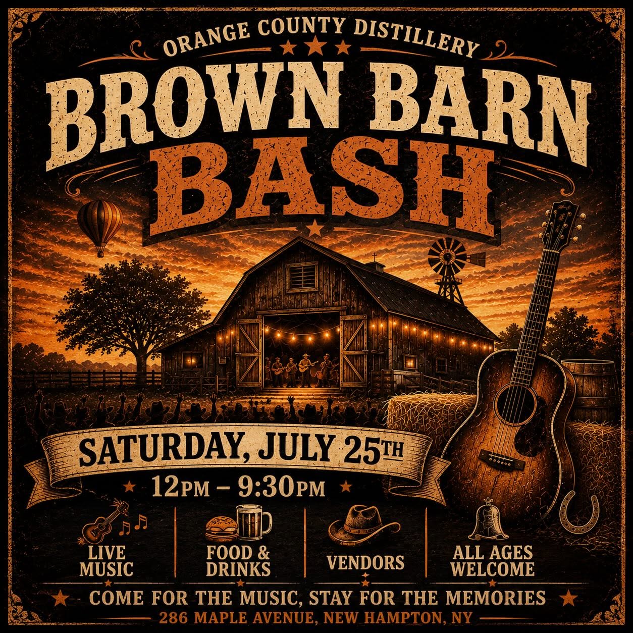 Orange County Distillery Brown Barn Bash