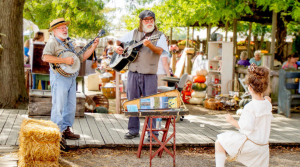 A bluegrass band performing at the Country Living Fair, which will be held at the Dutchess County Fairgrounds in Rhinebeck Oct. 2-4, 2026.
