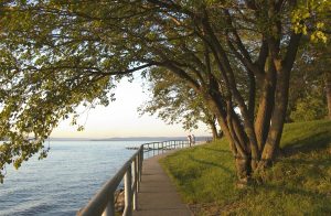 A view of the Hudson River from Kingsland Point Park.