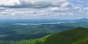 Aerial view of the Ashokan Reservoir