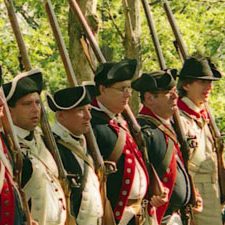 Historial reenactors at Fort Montgomery State Historic Site, Orange County