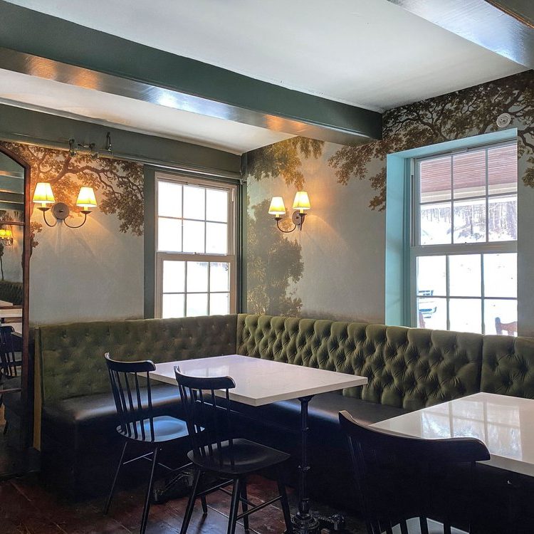 Interior dining area, Bird and Bottle Inn, Putnam County