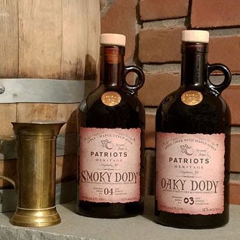 Bottles from Patriots Heritage Cider, Rensselaer