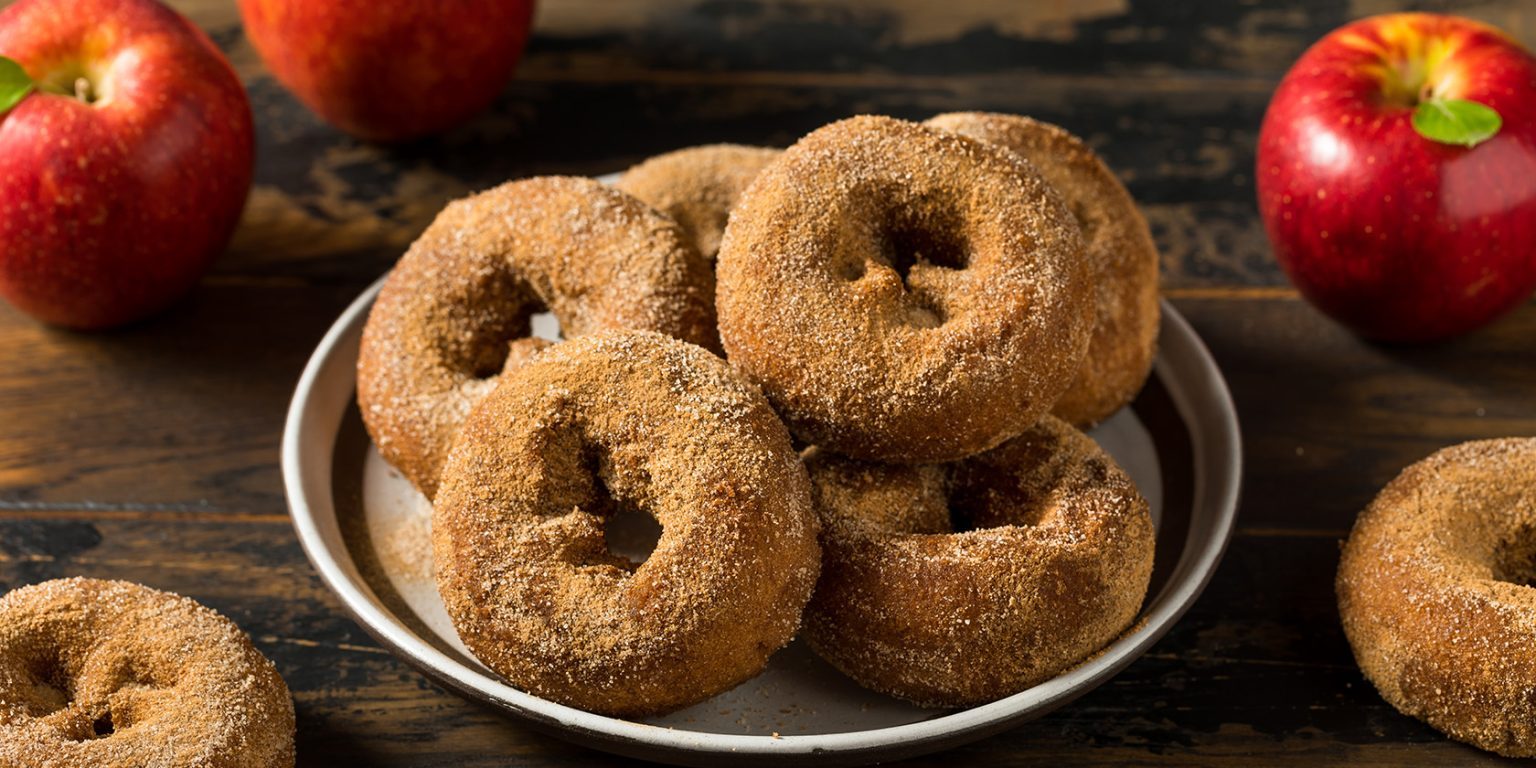 Homemade Fall Apple Cider Donuts